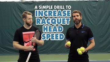 A SIMPLE Drill to ADD MORE Racquet Head SPEED - Tennis Tip