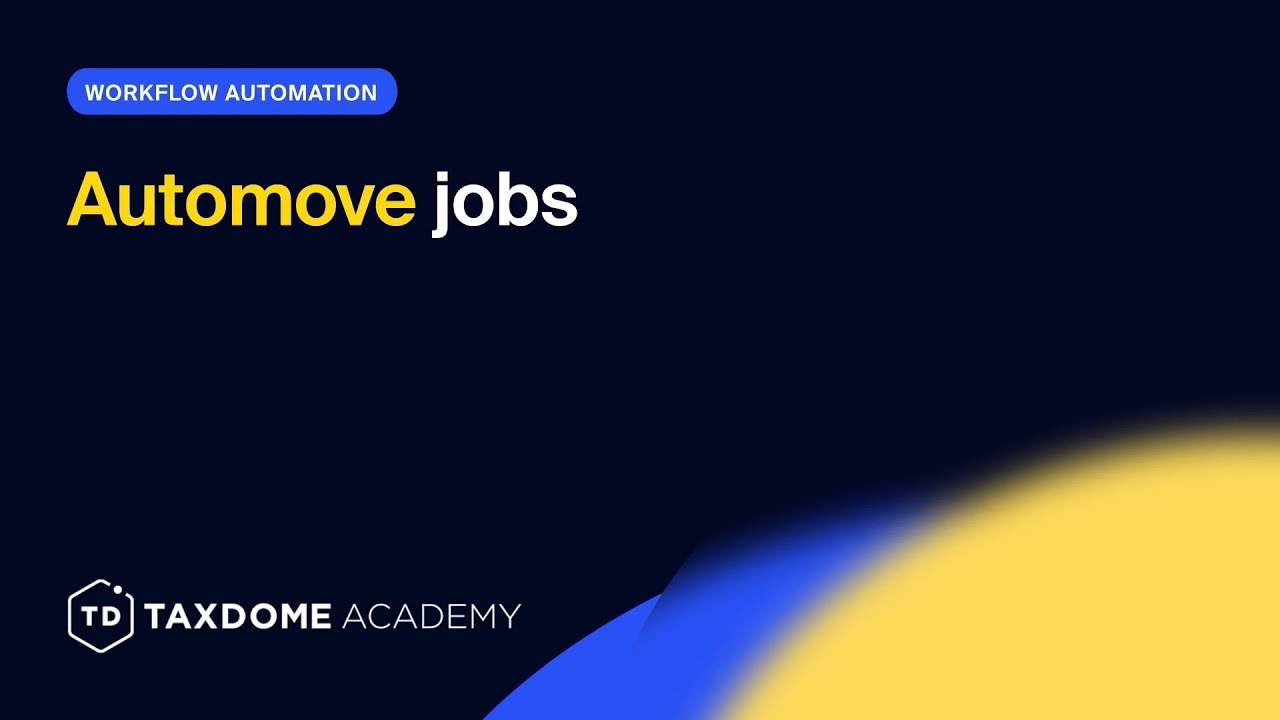 TaxDome Academy – Automove jobs