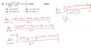 JEE ADVANCED 2012 limit question