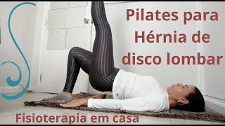 Pilates para Hérnia de disco lombar em casa!