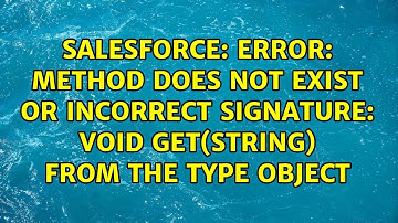 Error: Method does not exist or incorrect signature: void get(String) from the type Object