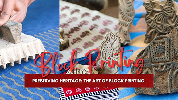 Block Printing | Preserving Heritage | The Art of Block Printing #art#artist#fashion#blockprinting