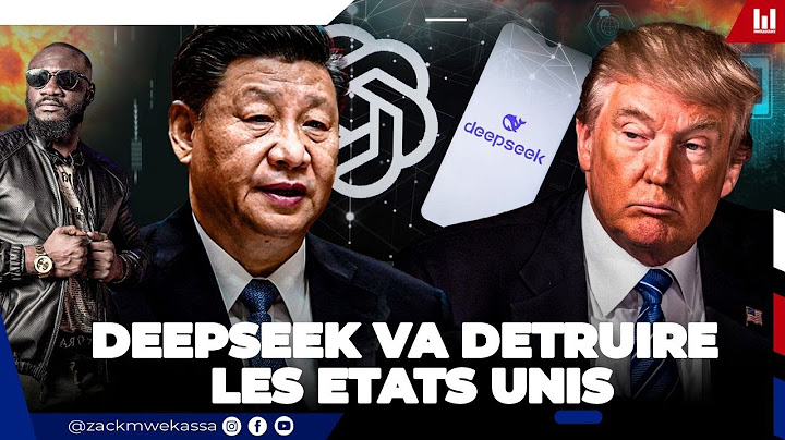 POURQUOI  LES AMERICAINS ON PEUR DE DEEPSEEK