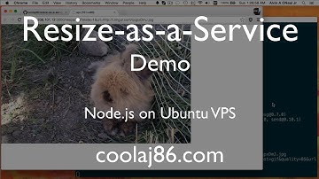 Resize as a Service Node.js Demo on Ubuntu VPS