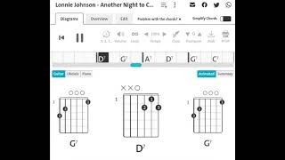 Lonnie Johnson - Another Night to Cry | Guitar Chord