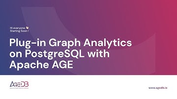 Plug-in Graph Analytics on PostgreSQL with Apache AGE