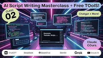 Class 02: Script Writing with AI Prompts | ChatGPT, DeepSeek, Gemini & More! 🧠✍️ [FREE Tools]