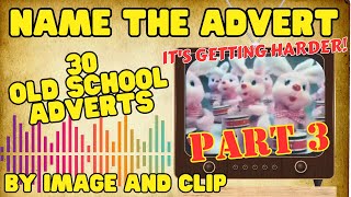 Can you name 30 old school UK adverts? from the image and audio clip? - Tea Time Quiz