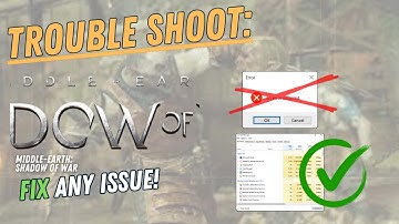 MIDDLE-EARTH: SHADOW OF WAR – How to Fix Crashing, Lagging, Freezing, black screen…– Full Tutorial