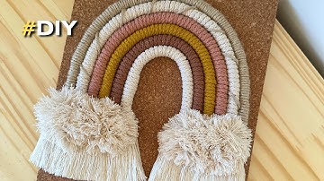 ARCO IRIS MACRAME TUTORIAL PASSO A PASSO