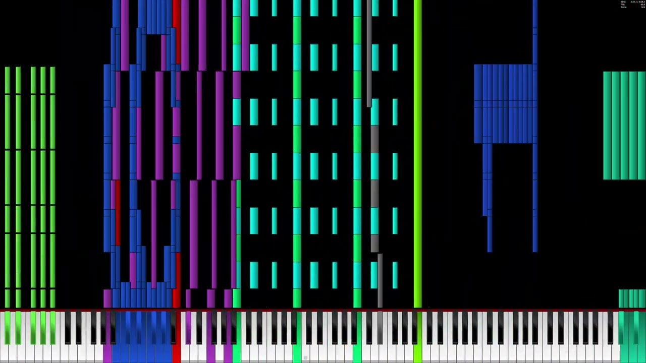 [Black MIDI] Tau the Song | 6.283.185 Notes | Legit Run (Ultra 5 125U LPE-Core)