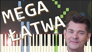 🎹 Przez twe oczy zielone (Akcent) - Piano Tutorial (MEGA ŁATWA wersja) 🎵 NUTY W OPISIE 🎼