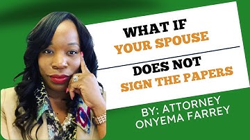 If my spouse does not sign the divorce papers, can I still get a divorce?