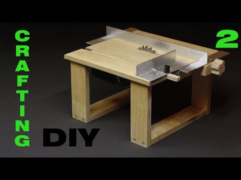 DIY. Делаем мини циркулярный станок. Mini saw table. Часть 2. Каретка и параллельный упор pic