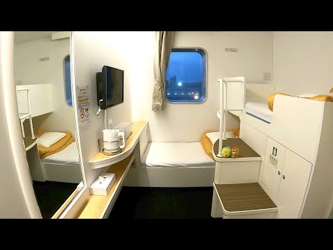 太平洋フェリー きたかみの個性的なクロスツインを実際に覗いてみた！【祝北航路就航50周年】