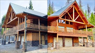 Log Home Transformation + Surprise Amish Auction