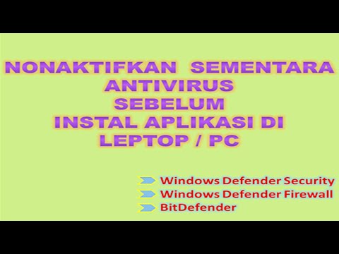 Cara Menonaktifkan Antivirus Bitdefender di Windows 10 (service)