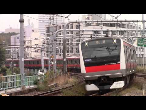 E233系500番台中央快速線回送列車（ケヨ503）信濃町通過