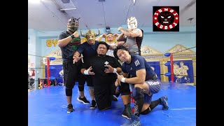 Entrenamiento de lucha libre con Skayde