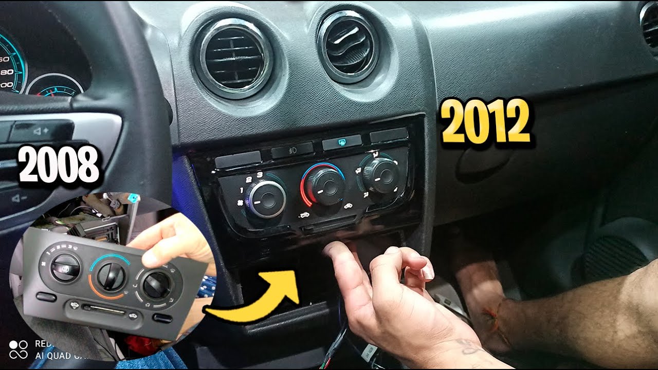 COMO ADAPTAR COMANDO DE AR CELTA 2012 NO 2008 E TROCAR ILUMINAÇÃO - YouTube
