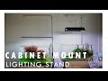 Installation guide  cabinet mount litiaquaria lighting stand