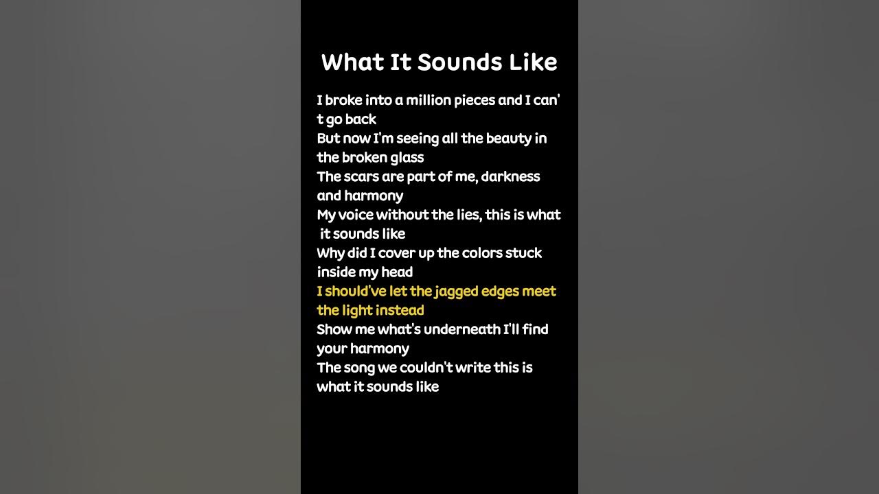 💛Huntrix - What It Sounds Like (Lyrics) KPop Demon Hunters 💛Huntrix - What It Sounds Like (Lyrics) KPop Demon Hunters