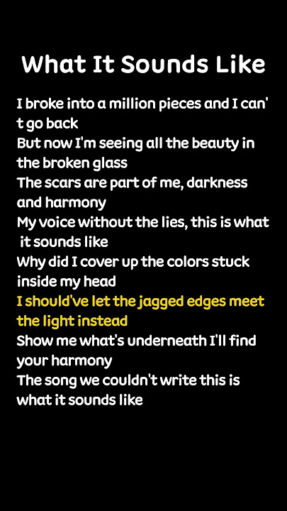 💛Huntrix - What It Sounds Like (Lyrics) KPop Demon Hunters
