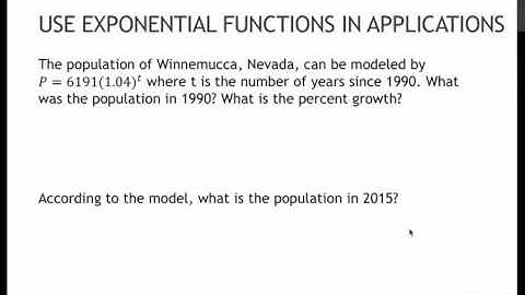 93 Use Exponential Functions in Applications (4.2)