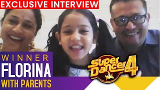 Super Dancer 4 WINNER Florina With Parents, Assam Ka Naam Roshan Kiya, Tushar Shetty | Interview