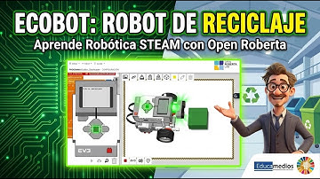 EcoBot El Clasificador autónomo | ODS 12 - Reciclaje de residuos | Open Roberta Lab #ods