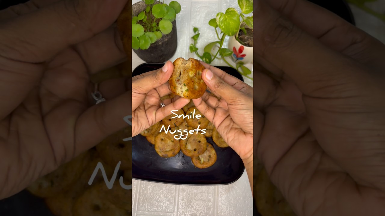 😊 Homemade Smile Nuggets 😍 | Crispy & Easy Recipe 🍗 #shorts#malayalamcooking #akhinaakhiya