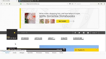 Responsive Design Mode in Firefox