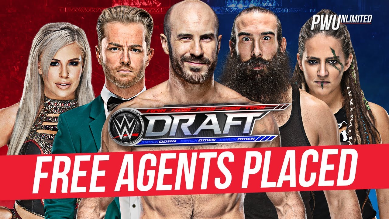 WWE Announces Free Agent Signings In The Draft, Two Superstars Still