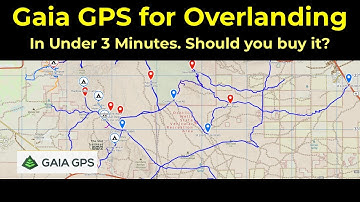 Gaia GPS Under 3 Minutes - Downloaded Maps for off-grid adventures #gaia #gaiagps