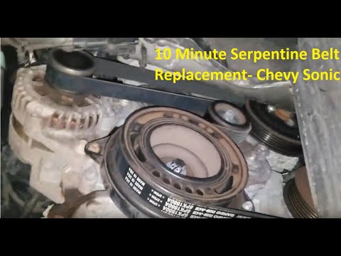 chevy-sonic-10-minute-serpentine-belt-replacement