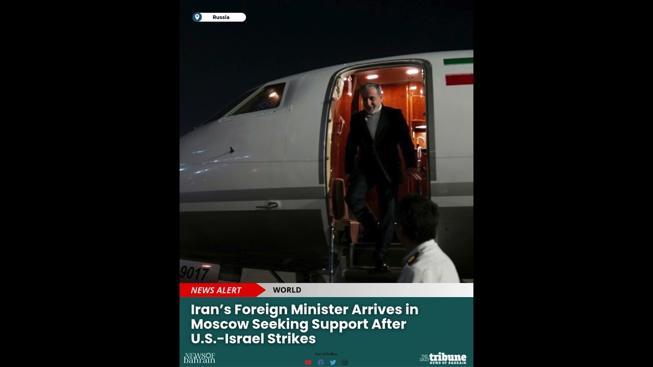 Iran’s Foreign Minister Arrives in Moscow Seeking Support After U.S.-Israel Strikes