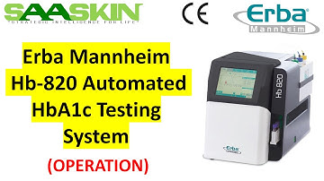 Erba Mannheim Hb-820 Automated HbA1c Testing System | #190078 | Medical Analyzer | Operations |