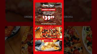 Insane Monday Deal at Corona’s Round Table Pizza!