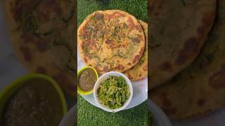 Hara Chana saag and radish (muli) ka paratha ?? so yummy and easy tasty paratha easyrecipefood