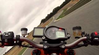 Jeremy McWilliams riding around Ascari with the KTM 1290 SUPER DUKE R