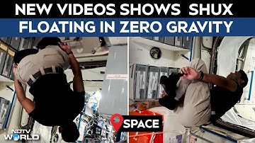 Indian Astronaut Shubhanshu Shukla Shares New Video Of Him In Space