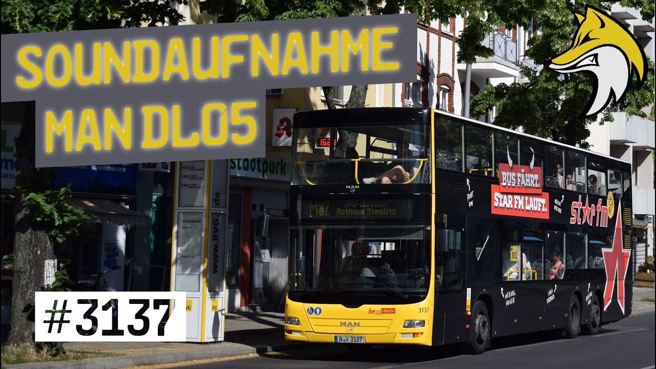 [Sound] Full Kickdown | MAN A39 DL05 #3137 | Linie 186 & Betriebsfahrt | BVG