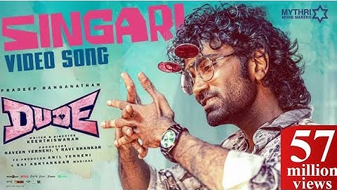 Singari Video Song | Dude | Pradeep Ranganathan Mamitha B @SaiAbhyankkar |Keerthiswaran 2nd Ad Money
