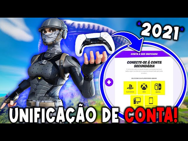 Como Unificar Contas no Fortnite 