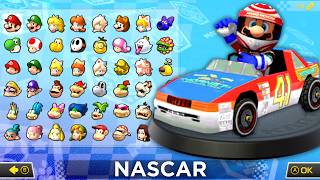 What if Mario was a NASCAR Driver in Mario Kart 8 Deluxe?