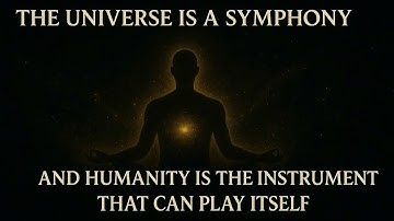 The universe is a symphony, and humanity is the instrument that can play itself
