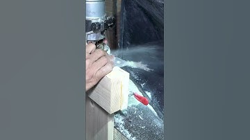 Finger Joint Router Bit #woodworking #Cabinet #MakingTennoning #MachineWoodworking