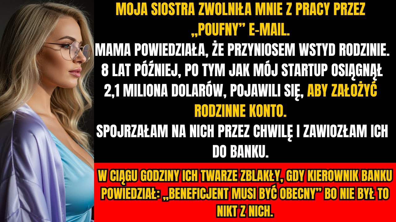 Moja siostra nazwała mnie kłamcą w pracy — potem błagała o etat w mojej firmie