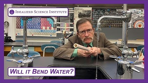 What Happens When A Charged Rod is Brought Near a Stream of Water?