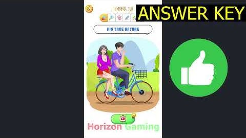 Tricky Quiz: Dop Brain Puzzle LEVEL 11 His true nature - Gameplay Walkthrough Android IOS